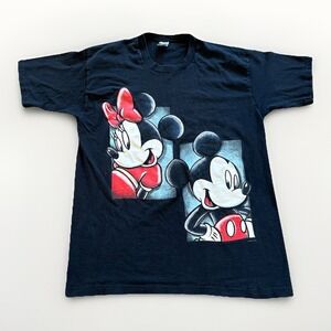 Vintage Mickey Mouse Shirt Mens XL Disney Minnie Black 90s Unlimited Jerry Leigh
